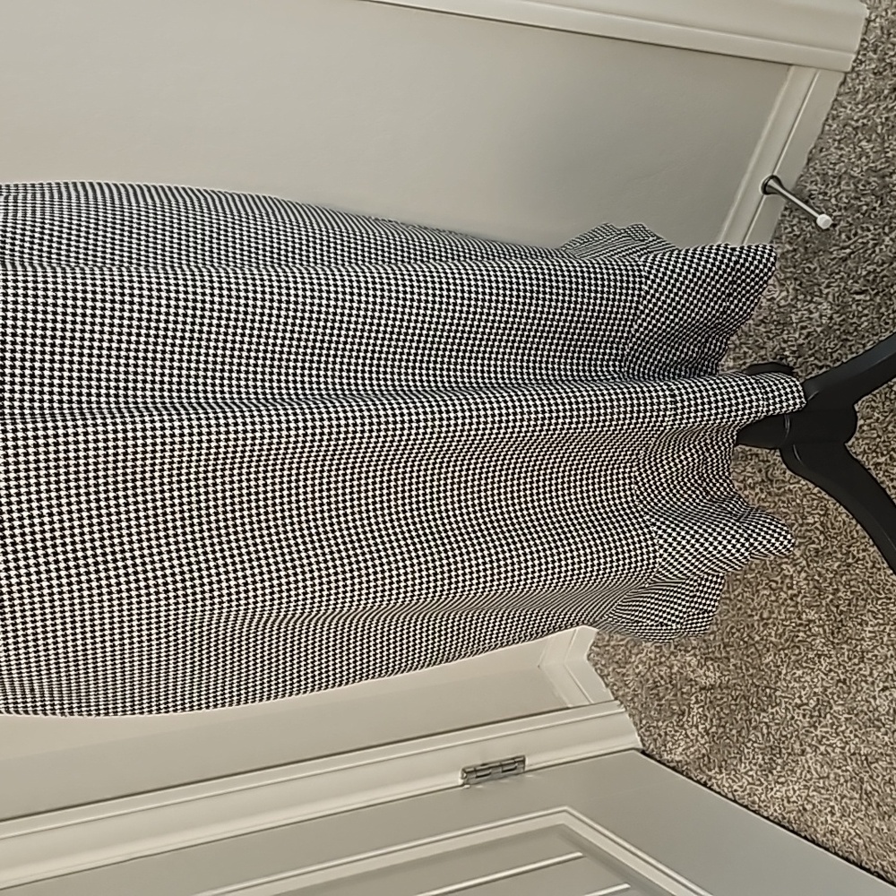 Ann Taylor Black/White Checked Dress - Picture 3 of 4
